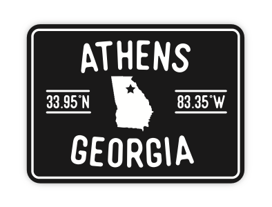 UGA Stickers Northwest
