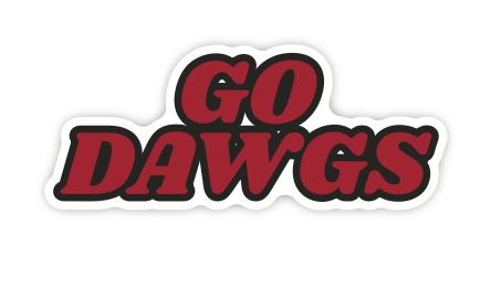 UGA Stickers Northwest