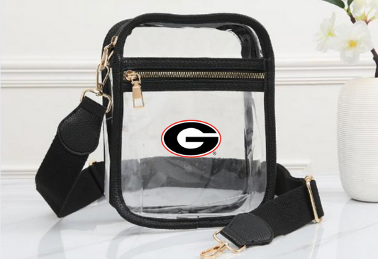 UGA Gameday Stadium Clear Bags / Black