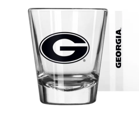 UGA 2oz Game Day Shot Glass