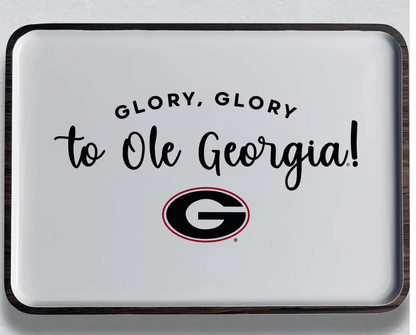 UGA Spirit Mango Wood Tray