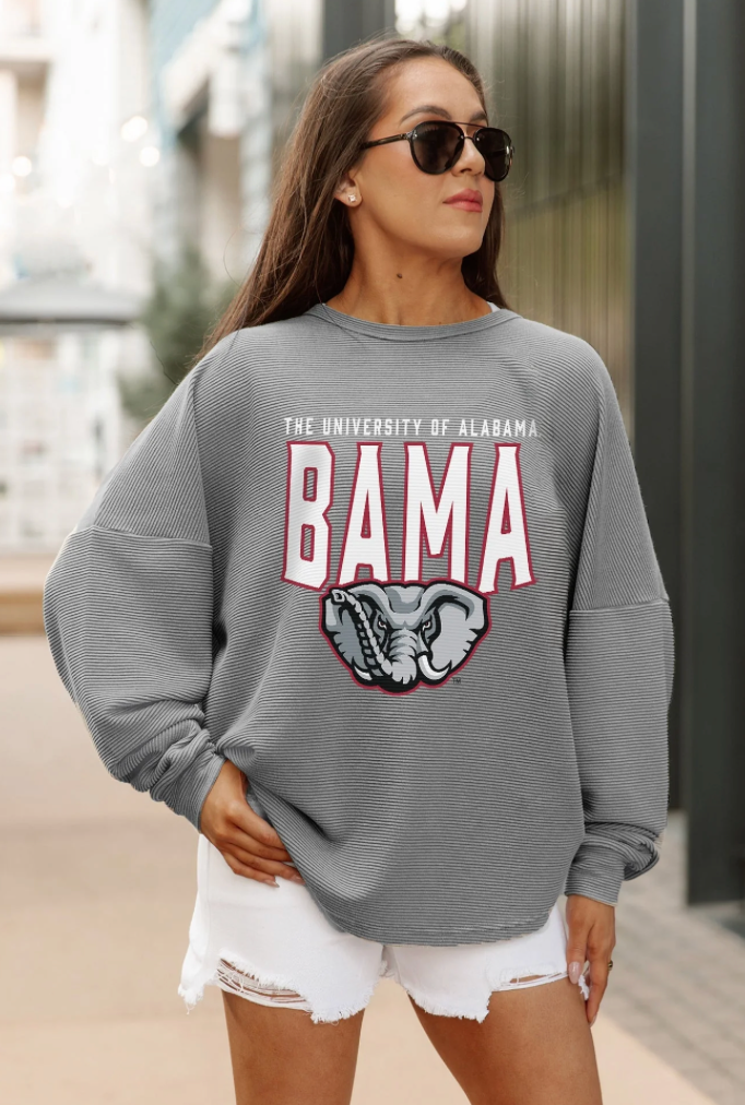 ALA Gameday Couture Vintage Wash corded pullover