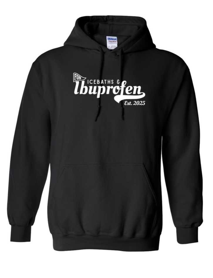 The Film Guy "Ice Bath & Ibuprofen" Hoodie Collection