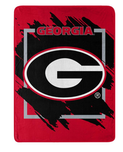 UGA The Northwest Group 50" x 60" Raschel Plush Throw Blanket