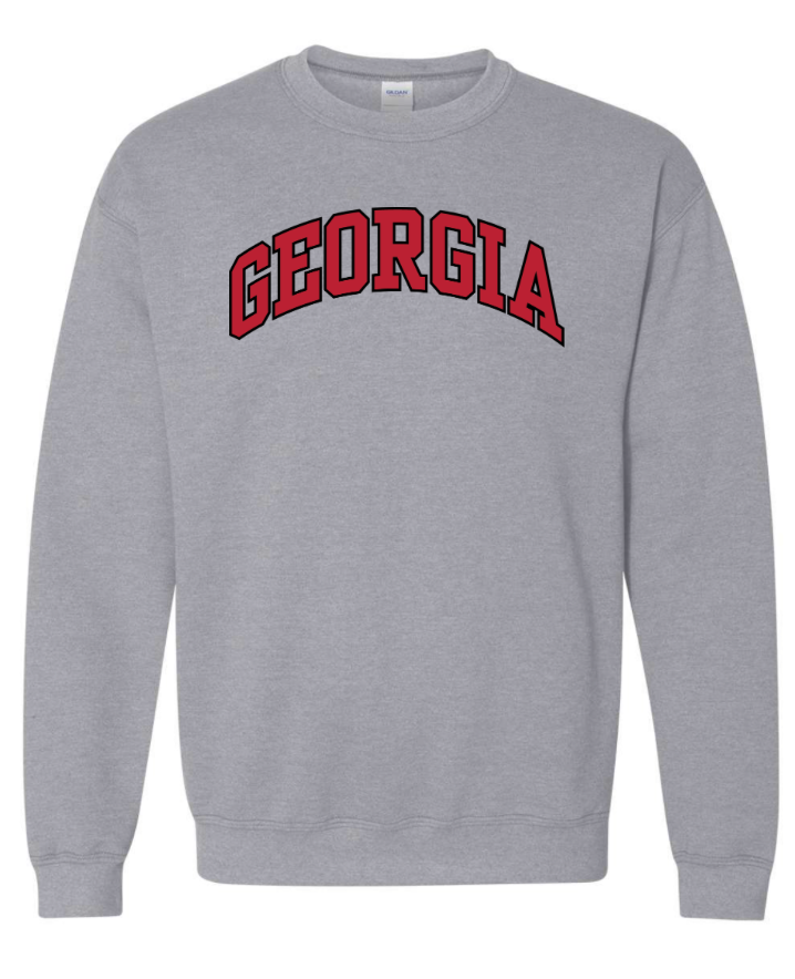 UGA Youth Arch GEORGIA Crewneck Sweatshirt