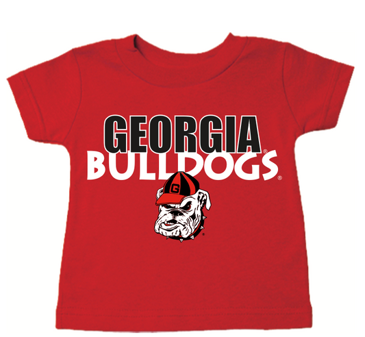 UGA Toddler Bulldog T-Shirt Red