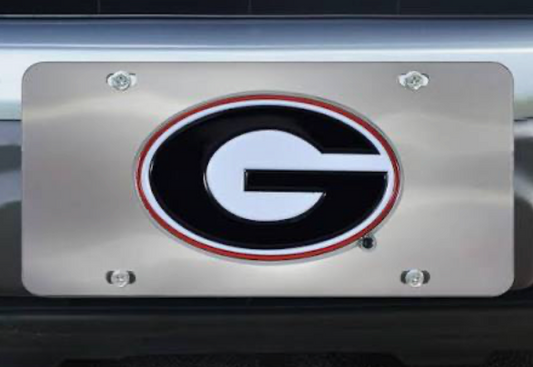 UGA 3D Die Cast Super G License Plate