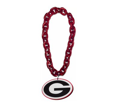 UGA Big Chain Fan Necklace