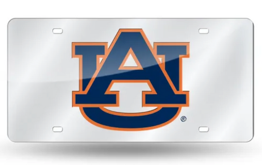 AUB Laser Logo License Plate