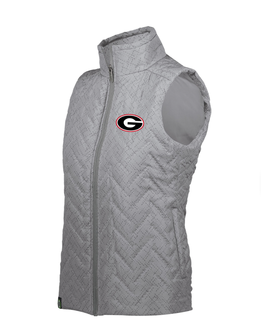 UGA Women's Repreve® Eco Quilted Vest