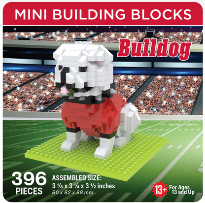 UGA Bulldog Mini LEGO Block Puzzle