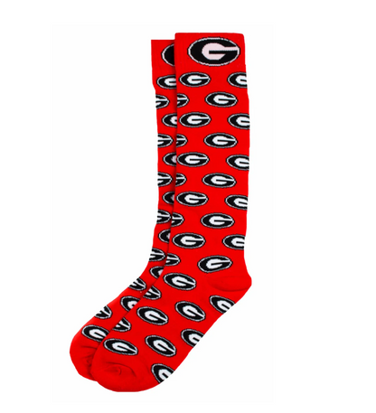 UGA Men's Repeating Dress Socks
