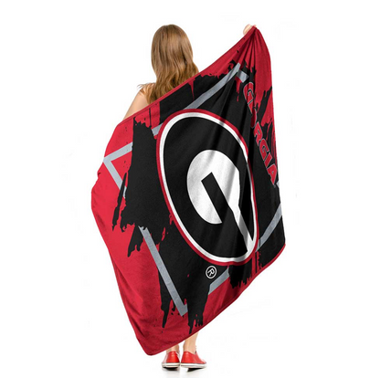 UGA Northwest Group Micro Raschel Throw Blanket 46x60