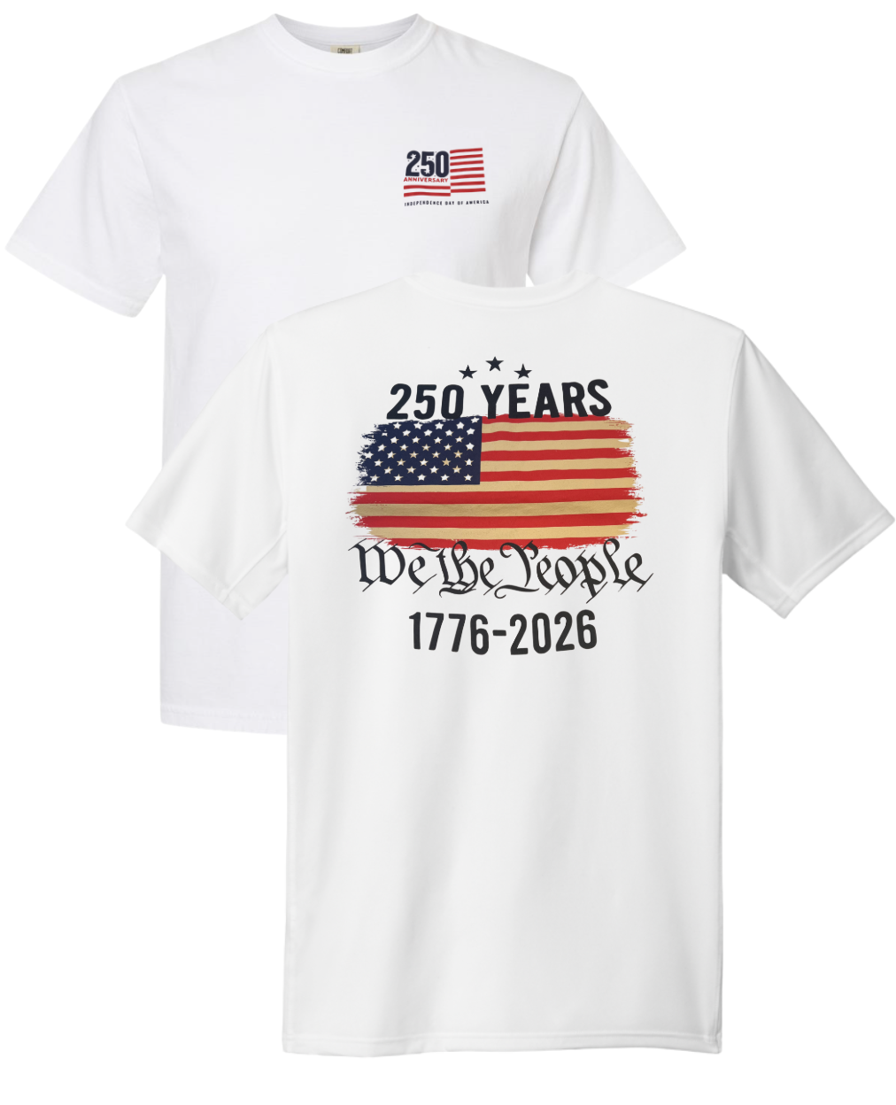 USA 250th Anniversary Patriotic T-Shirt