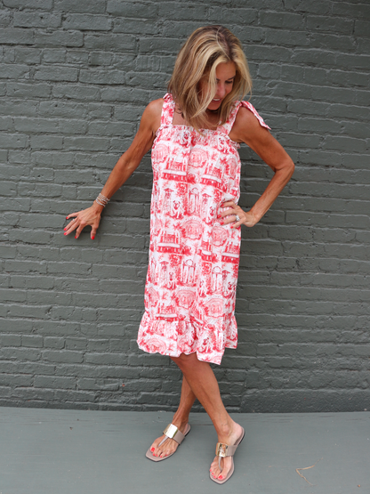 UGA All About Athens Summer Gauzy Dress