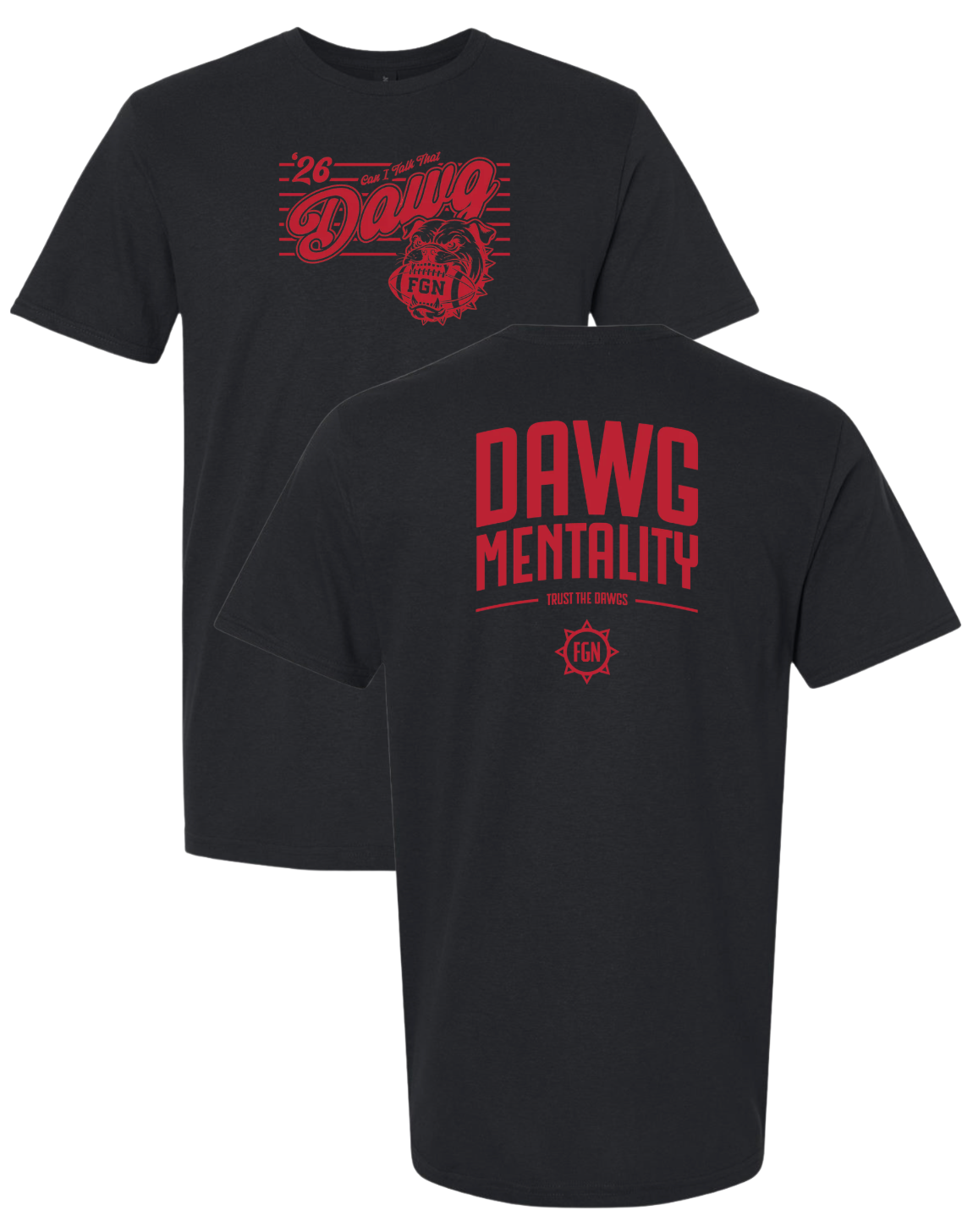 The Film Guy Network "FGN Dawg Mentality" Tee Collection