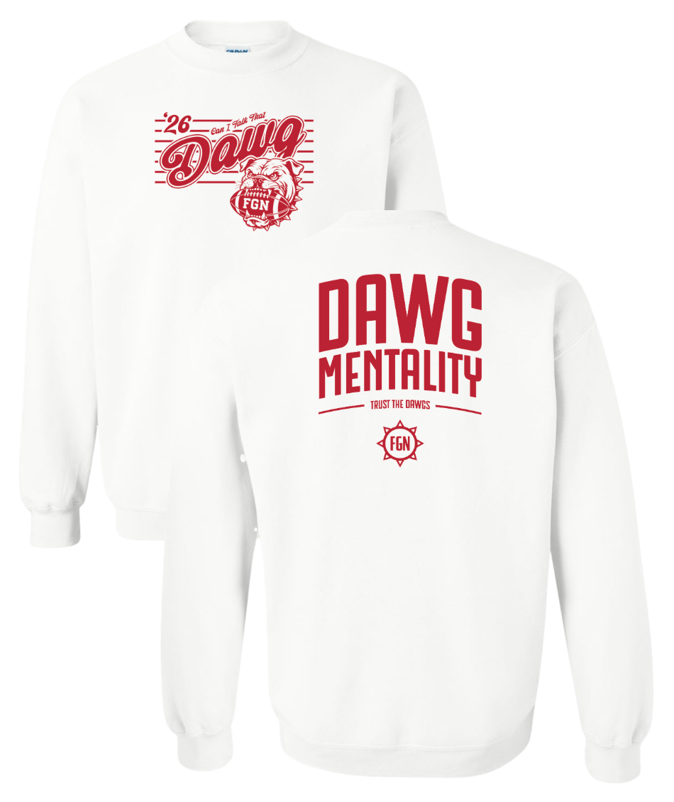 The Film Guy Network "FGN Dawg Mentality" Crewneck Collection