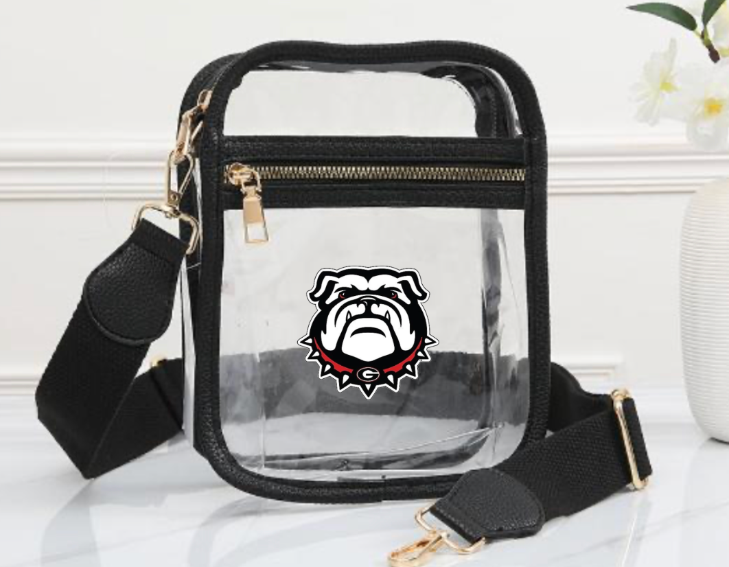 UGA Gameday Stadium Clear Bags / Black