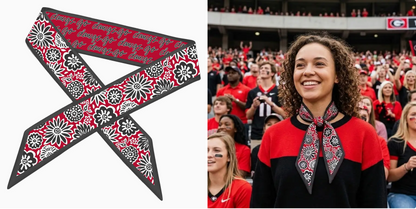 UGA Skinny Scarf