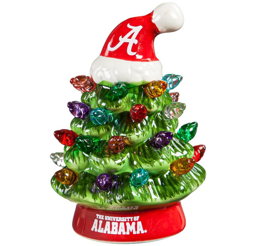 ALA Ceramic LED Christmas Tree 4” Ornament
