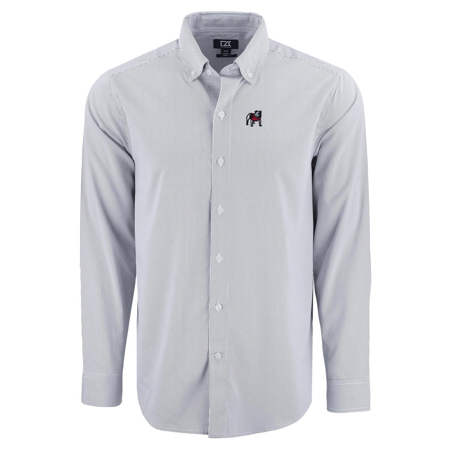 UGA Men's Cutter & Buck Long Sleeve Dress Shirt 25'