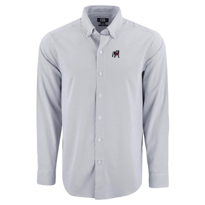 UGA Men's Cutter & Buck Long Sleeve Dress Shirt 25'
