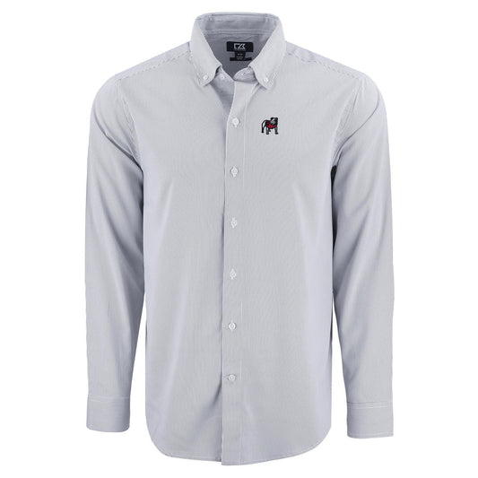 UGA Men's Cutter & Buck Long Sleeve Dress Shirt 25'