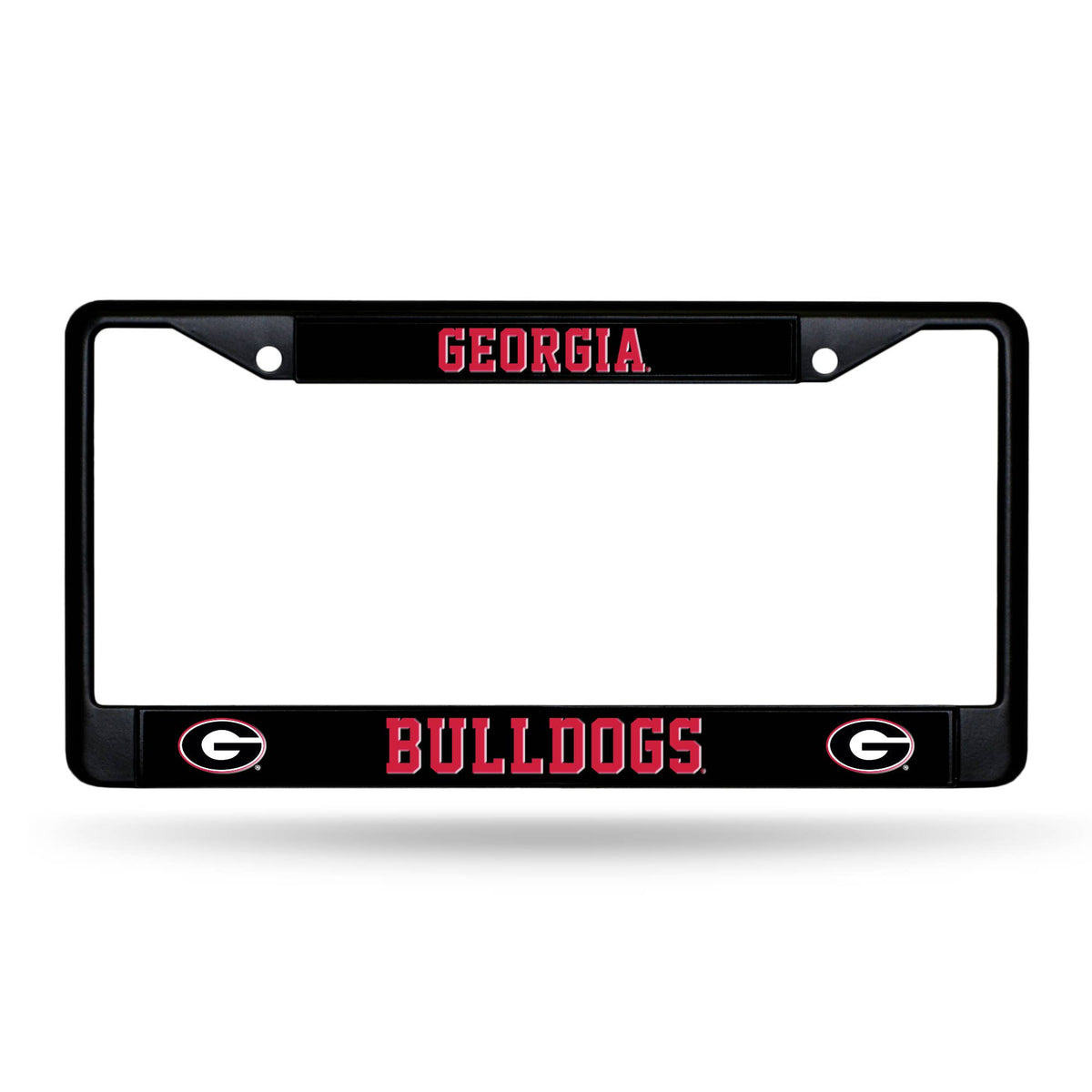 UGA Bulldogs Black License Frame 12" x 6"