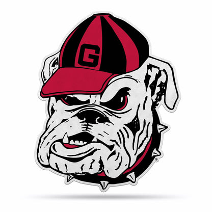 UGA Old Dog Mascot Logo Shape Cut Pennant