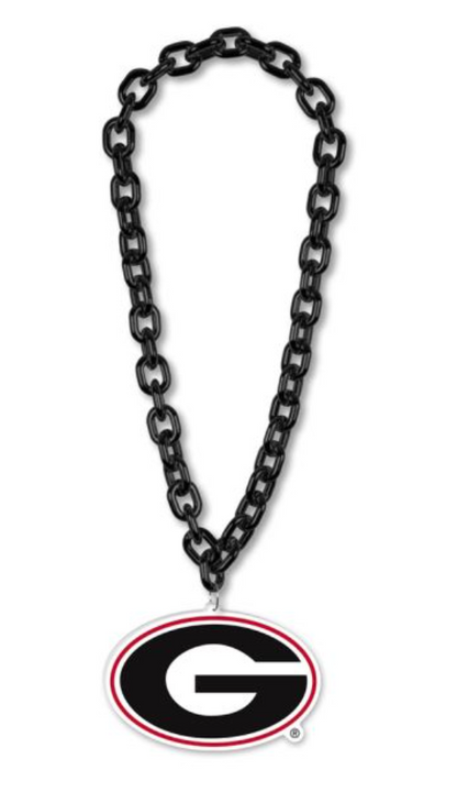 UGA Big Chain Fan Necklace