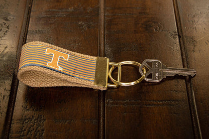 UTN Vols Pinstripe Ribbon Keychain