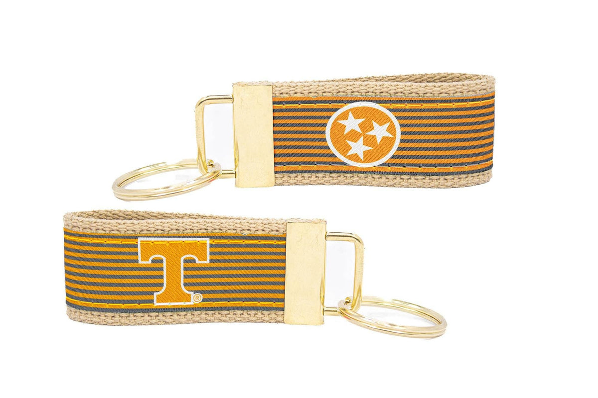 UTN Vols Pinstripe Ribbon Keychain