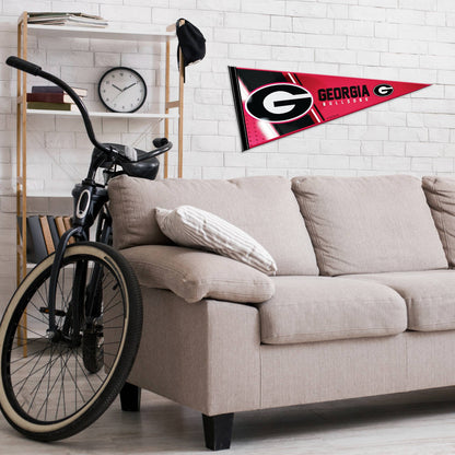 UGA Soft Felt 12X30 Pennant