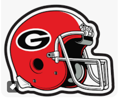 UGA Mirrored Hitch Covers