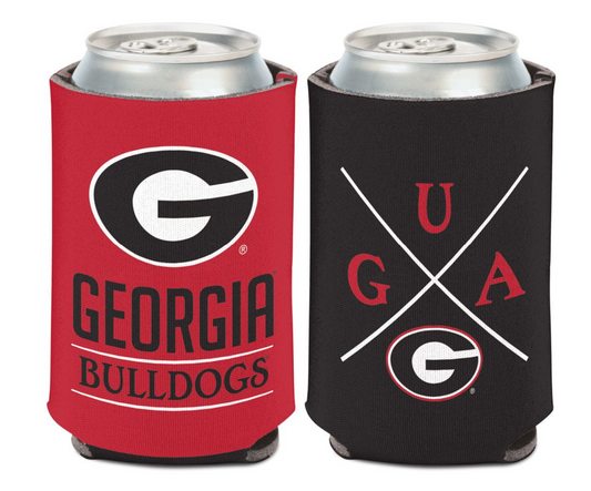 UGA Double Sided Hipster Coozie