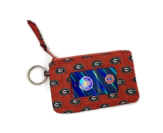 UGA ID Holder Purse Key Chain