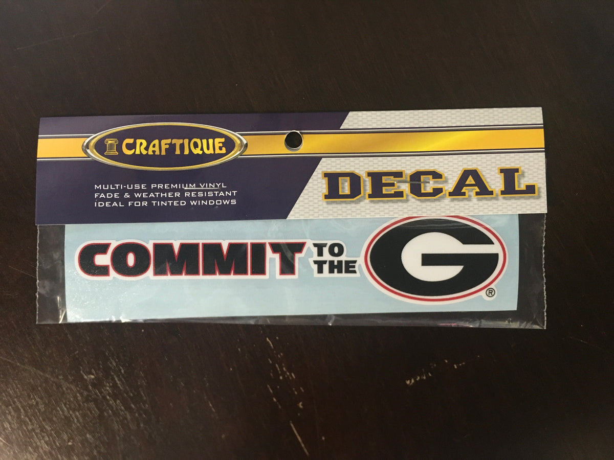 UGA Decal Commit to G