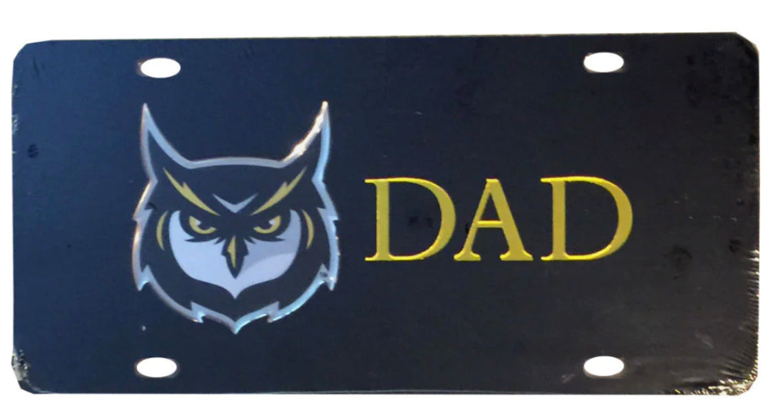 KSU License Plate Laser Cut Mirror