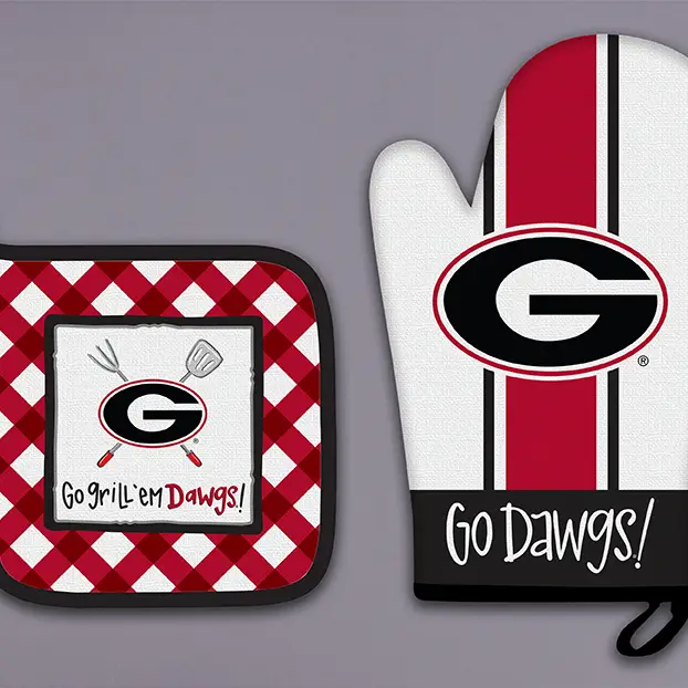 UGA Mitt Pot Holder Set Magnolian Lane