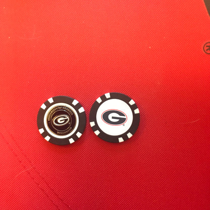 UGA Golf Ball Markers