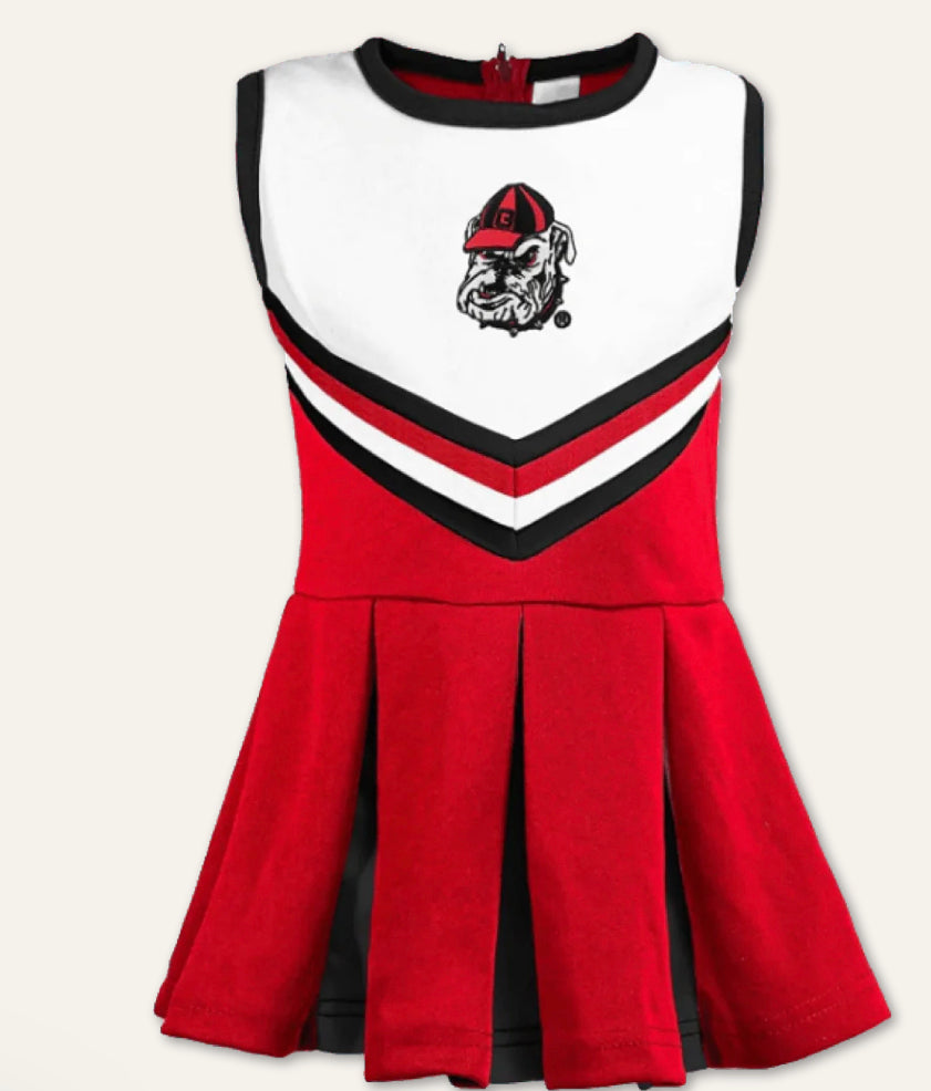 UGA Youth Cheer Bodysuit Dress