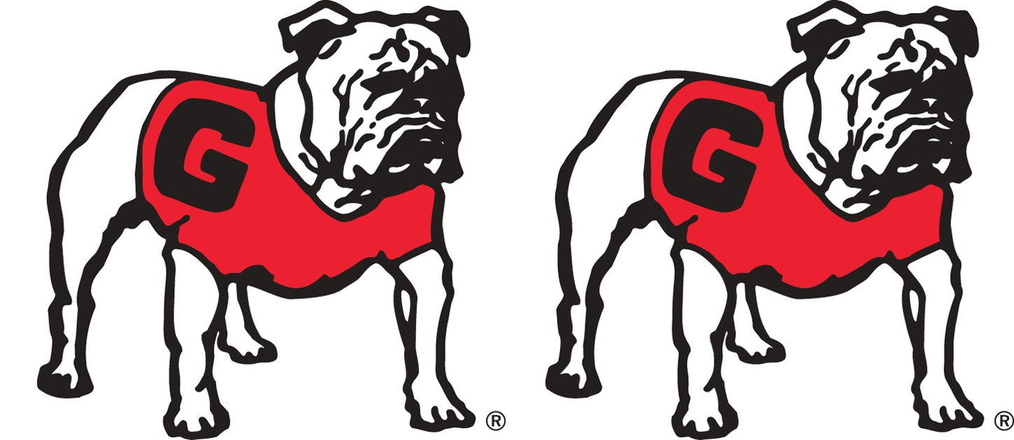 UGA Standing Dog Decal