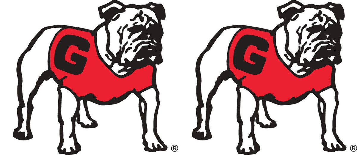 UGA Decal Standing Dog