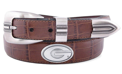 UGA CROC LEATHER BELT Super G