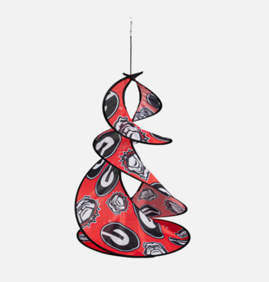 UGA Hanging Wind Spinner