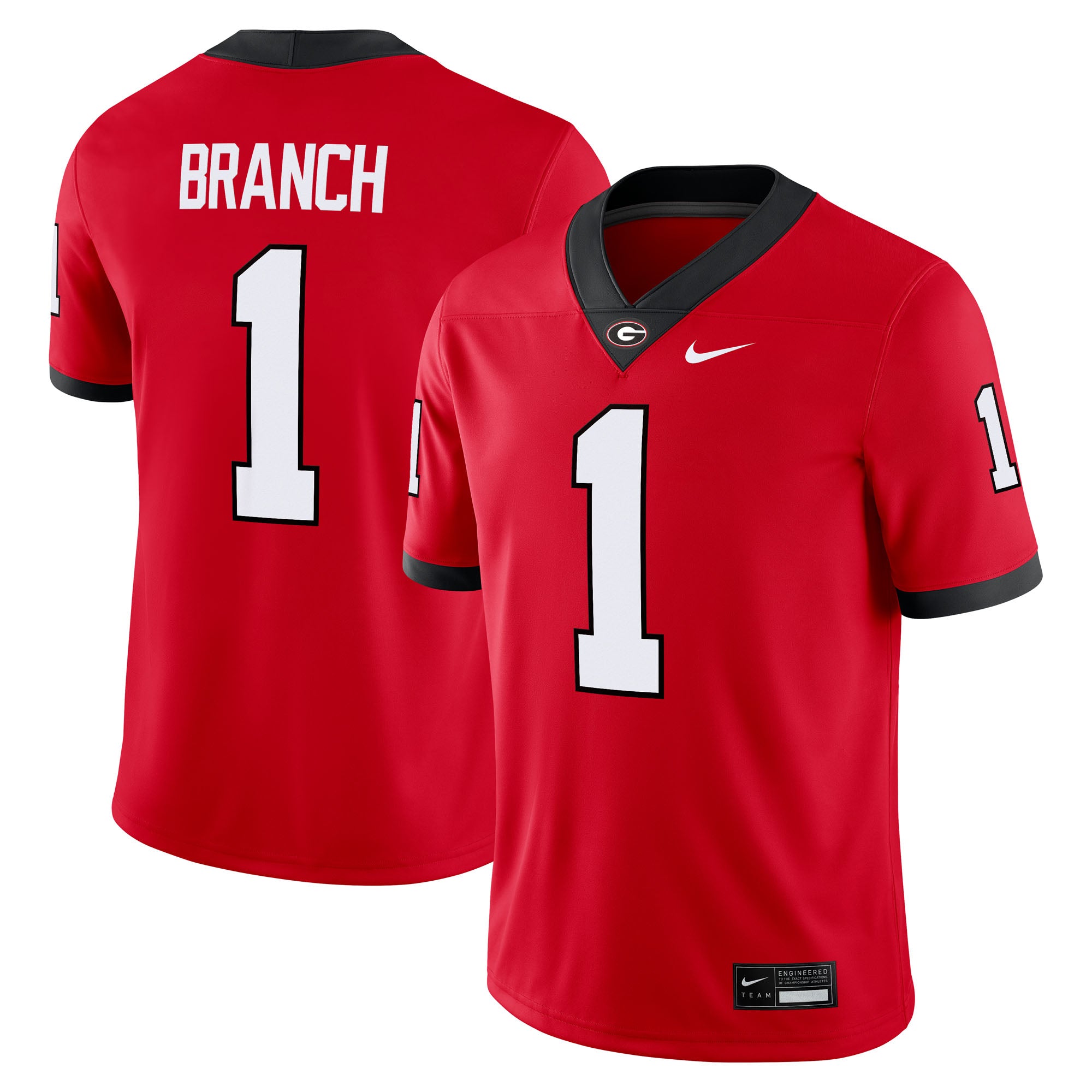 UGA NIKE Zachariah Branch Jersey #1 – Universities Forever