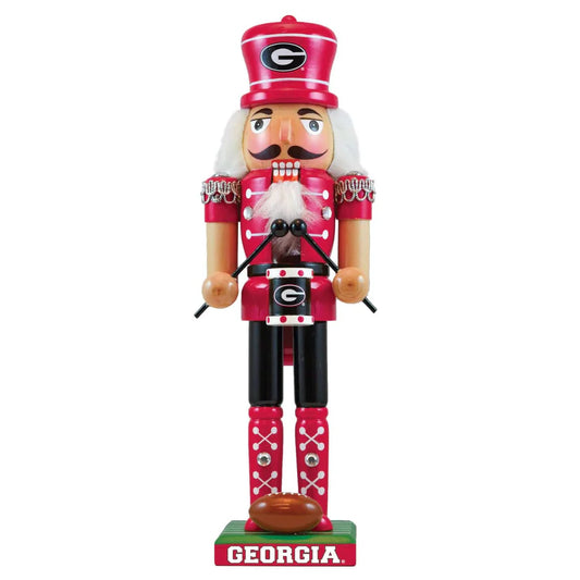 UGA Hand-Crafted Wooden Nutcracker