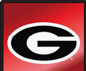 UGA Mirrored Hitch Covers