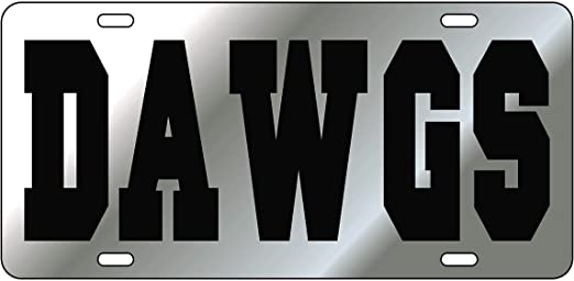 UGA License Plate DAWGS