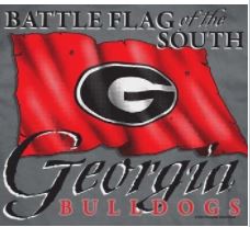 UGA T-shirt Battle Flag